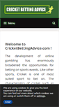 Mobile Screenshot of cricketbettingadvice.com